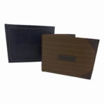 TOMMY HILFIGER Portfel Męski BRĄZOWY SKÓRZANY