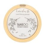 Lovely Bamboo Pressed Powder transparenty matujący puder prasowany do twarzy 10g