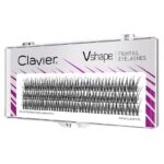 Vshape Fishtail Eyelashes kępki rzęs 10mm
