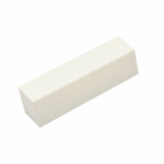 Pack Of 10 White Sanding Nail Blocks komplet bloków polerskich do paznokci biały 10szt