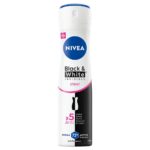 Black&White Invisible Clear antyperspirant spray 150ml
