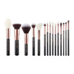 JESSUP Essential Makeup Brush zestaw pędzli do makijażu Black 15szt.