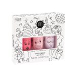 Kids Party B zestaw lakierów do paznokci Cookie 8ml + Bella 8ml + Elliot 8ml